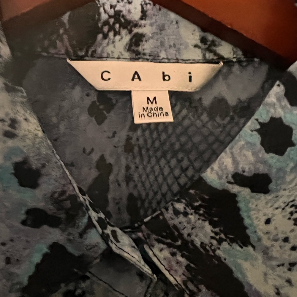 Cabi 609 - Medium Multicolor Python Print Shirt - image 3
